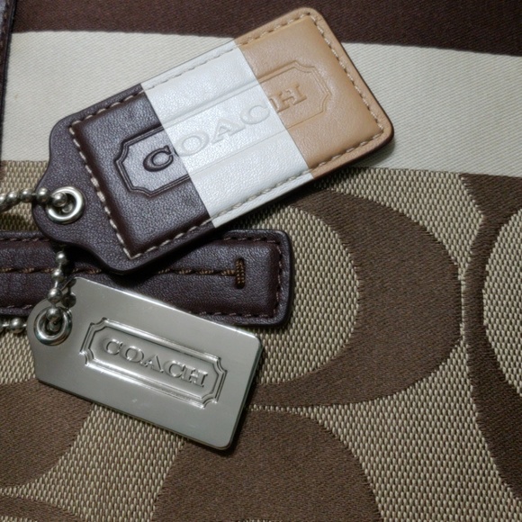 COACH hamptons signature weekend purse bag tote - Picture 2 of 7